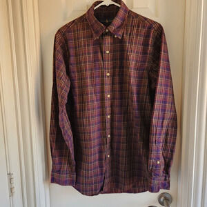 Ralph‎ Lauren Oxford Long Sleeve Button Down Shirt Casual Men's Size Medium